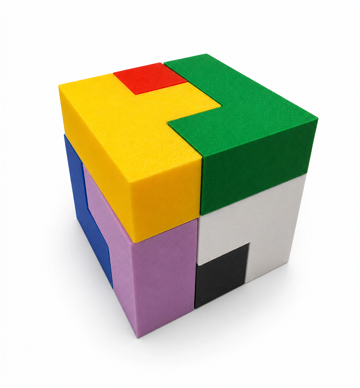 Cubo quebra cabeça pedagógico